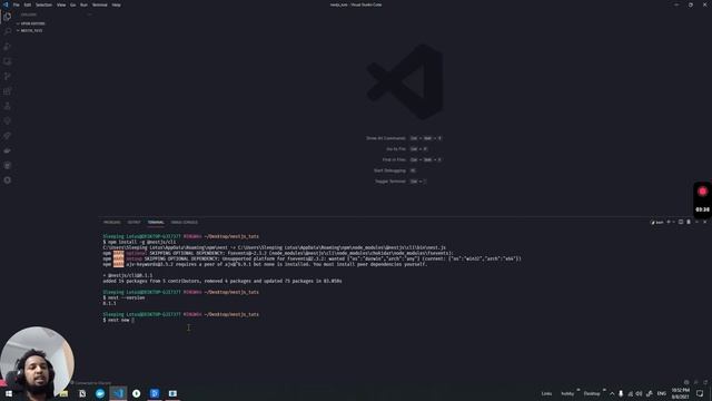 Nestjs tutorial - Installation & Setup