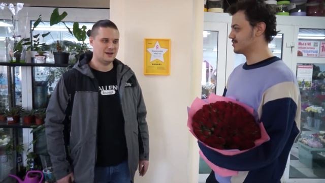 Победитель в розыгрыше БАЗА ЦВЕТОВ 24. Просто купил букет и выиграл букет из 10 розы!