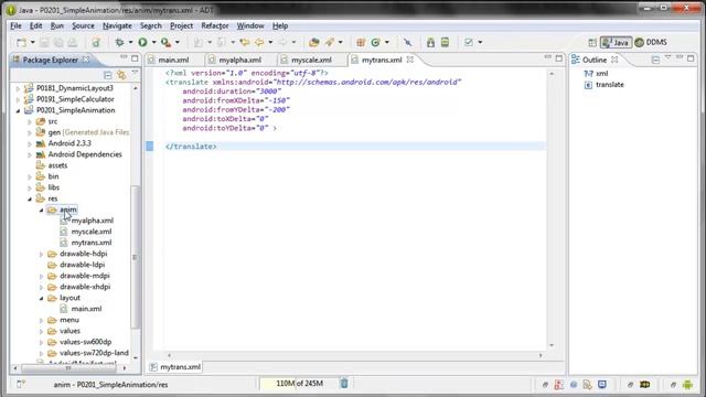 Start Аndroid: Урок 20. Анимация. Android программирование (видеоуроки)