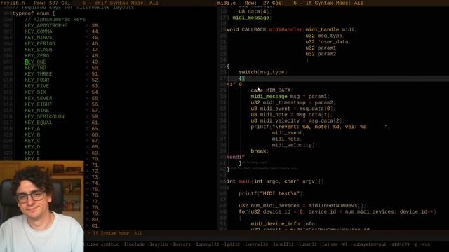 Coding a Synthesizer in C (episode #6)