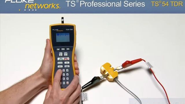Fluke Networks TS54 TDR - тестовая трубка с рефлектометром. Демонстрация возможностей!