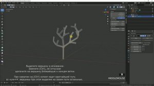 Blender 2.8. Уроки. Моделирование Дерева #2. Ветки для дерева
