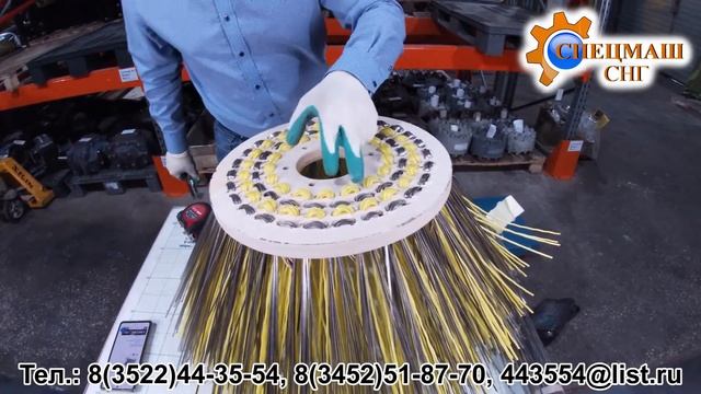 Диск щеточный лотковый ДЩ фанерное основание 100х380 пмпм смотреть онлайн