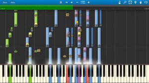 Indila - Derniere Danse - Piano Tutorial - How to play - Synthesia Cover