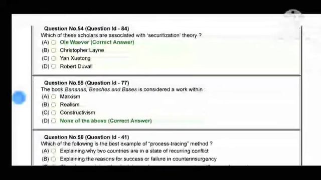 International politics (INPH) SOLVED QUESTION PAPER OF JNU 2020/JNUEE