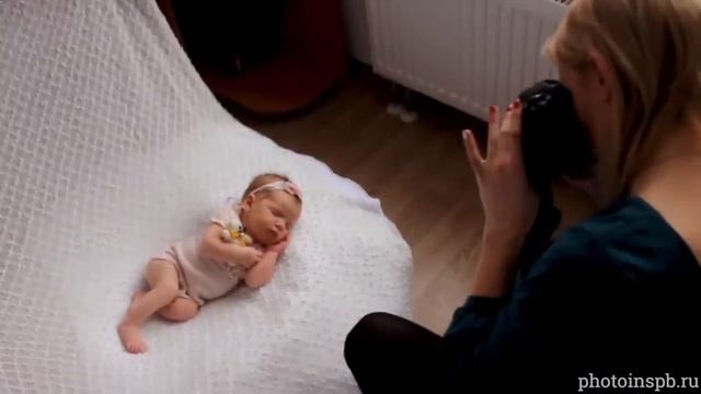 Backstage - фотосессия новорожденных. Фотограф Наталья Носкова