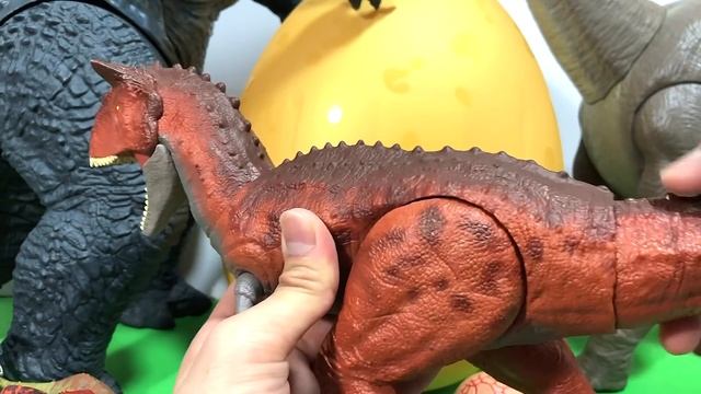 Hatching Dangerous Dinosaur Eggs with Jurassic World Dinosaurs! Carnotaurus, Indoraptor, Godzilla смотреть онлайн