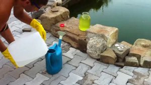Волшебное средство для чистки бассейна от зеленых водорослей. Часть 2