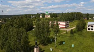 Посёлок Висимо Уткинск. Вид с дрона.