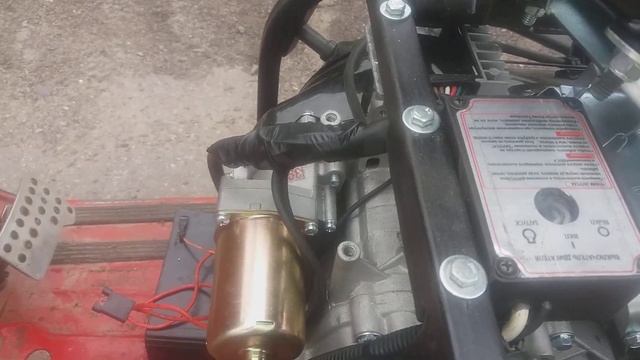 Мотороллер муравей- установка двигателя лифан 18.5 л.с. смотреть онлайн