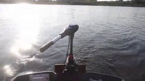 Троллинг или ловля щуки на дорожку с лодки.