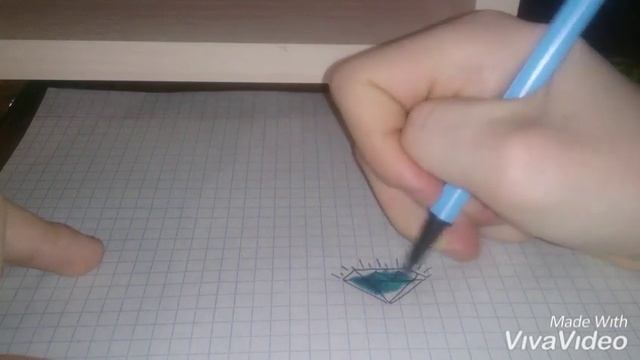 Идея для ЛД! Бриллиант! HOW TO DRAW A DIAMOND! Как нарисовать sketchbook! смотреть онлайн