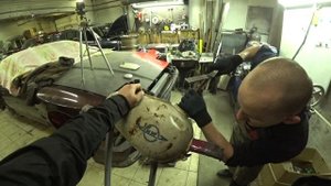 Как выпрямить бензобак от мотоцикла ИЖ К 11.