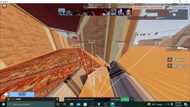 JJSploit Tutorial - Roblox (Arsenal) смотреть онлайн