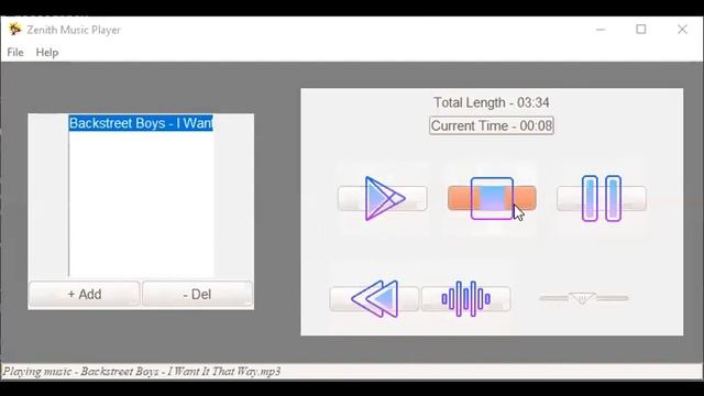 python music player using tkinter