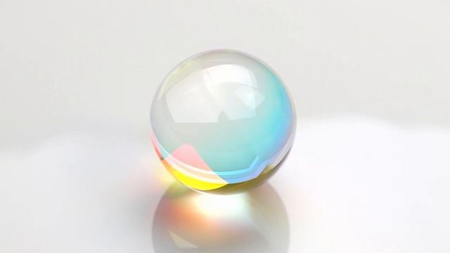 Коллекционное изделие из дихроичного стекла в форме шара смотреть онлайн