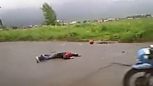 Разбился на мотоцикле