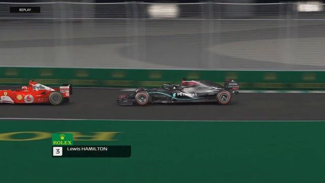 ULTIMATE F1 RACE: Ferrari F2004 VS Mercedes W11 VS Renault R25 at Jeddah! смотреть онлайн