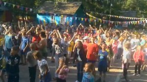 Зарядка. Август 2013. Лагерь Золотая коса