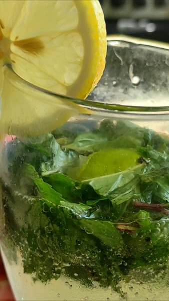 Рецепт мохито безалкогольного: летний освежающий напиток #shorts