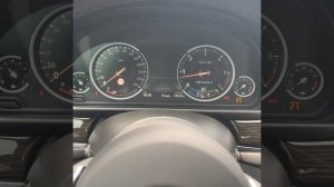 BMW F10 F11 drive with door open, without fasten seatbelt.