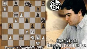 Greatest Chess Moves Ever!! 17)Nd5!! Serper vs Nikolaidis 1993