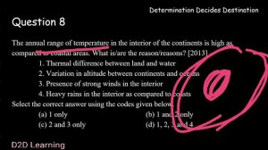 UPSC CSE Prelims - Previous Year Questions - Geography - Part 2 - Tamil | D2D