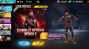 ? FREEFIRE NEW WEAPON ROYAL EVANT SPIN 1 VOUCHER ...LUCK 100% OFFER ONE SPIN TRICK... ??MMS FAMILY