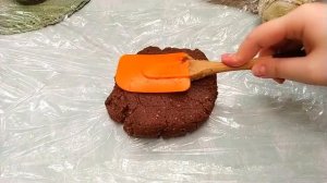 Двухцветное ПЕЧЕНЬЕ с грецким орехом "День и Ночь" Высококалорийное печенье для КЕТО!