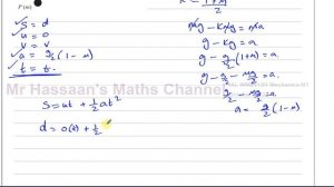 WME01/01, IAL (Edexcel), M1, October 2022, Q7, Connected Particles, Friction