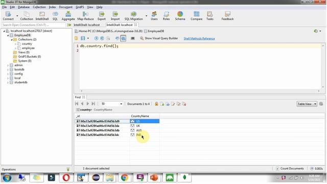 $natural Operator Sorting in MongoDB | MongoDB Tutorial for Beginners