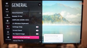 How to Reset your LG TV to Default Settings