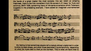 Telemann / Paula Robison / Laurence Lesser / Samuel Sanders, 1975: Methodical Sonata in B Minor