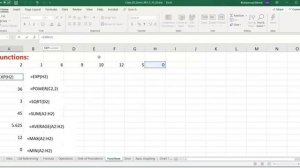 Formulas, Functions, Order of Precedence, and Error Messages in Microsoft Excel