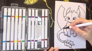 Как нарисовать дракона Беззубик | How to draw the dragon Toothless
