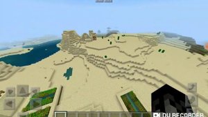 Песчаная деревня в майнкрафт. Сид найдёте в этом видио!!