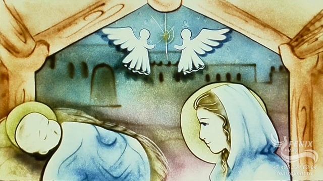 Заказать песочное шоу на праздник, юбилей и корпоратив в Москве - песочное поздравление на Рождество