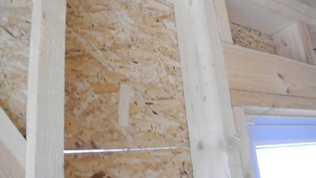 Каркасный дом построенный из доски естественной влажности. Что произошло после высыхания? смотреть онлайн