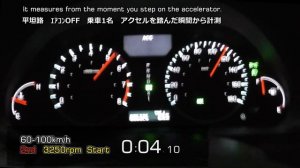 CP3 インスパイア フル加速 巡行回転数 エンジン始動 HONDA INSPIRE acceleration test