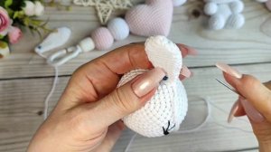 Игрушка-подвеска Зайка. 2 часть.