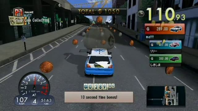 Group Coin Collecting (4400) — GTi Club: Supermini Festa! (Wii) смотреть онлайн