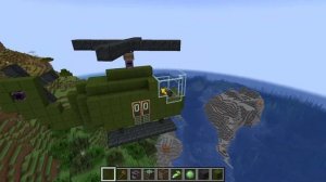 I made a helicopter in Minecraft using the Create Mod and VS Eureka