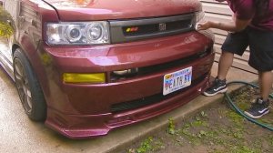 Scion xB exterior wash clay bar & wax (time-lapse) | Lenin's World #scionxb #deathbx