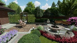 Ландшафтный проект участка 15 соток. Брест. Беларусь. Май 2019