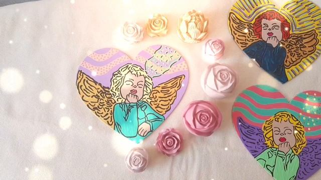 Картины с Ангелами | Цветные ангелы-хранители и мечтатели | художница Екатерина Мамаева ❤?♀️