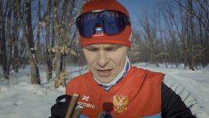 Тренировка на беговых лыжах, с контролем... пульса