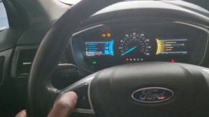 Reset change Oil signal in Ford Fusion 2014
