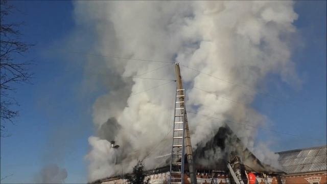 Пожар частного дома