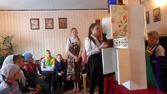 Кукольный спектакль, воскресная школа с. Арамашка, отрывок смотреть онлайн
