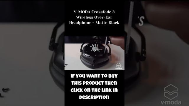 V-MODA Crossfade 2 Wireless Over-Ear Headphone - Matte Black